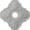 Ekena Millwork Peralta Ceiling Medallion (Fits Canopies up to 4 5/8"), 17 3/4"OD x 3 1/8"ID x 1"P, Frost CM17PEFRF - alternate 1